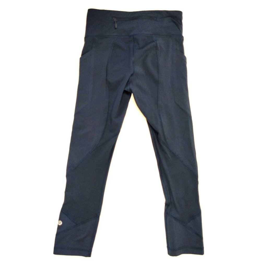 Lululemon High Waist Cropped Leggings w/ Pockets